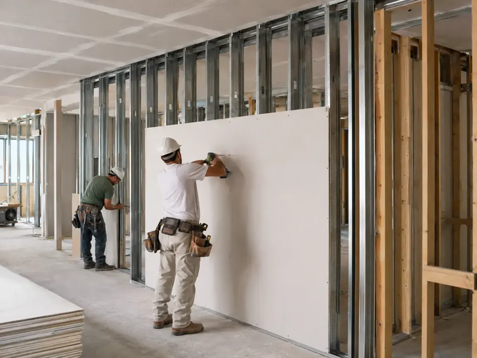 Drywall project serving Buffalo, MO — Commercial Partition and Retail Build-Out Drywall