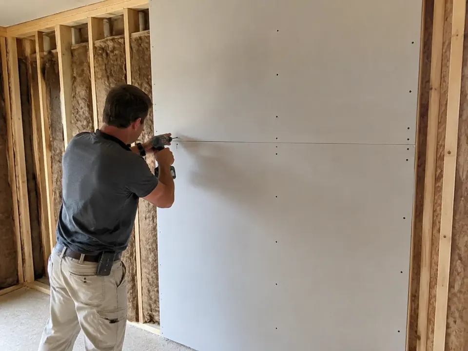 Full Drywall Replacement Services in Springfield, MO project detail — Stripping Compromised Panels Down to Bare Structural Studs