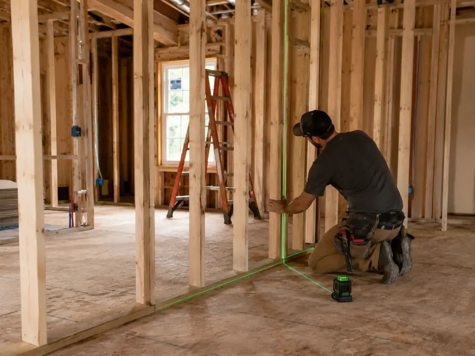 Interior Wall Framing Services in Springfield, MO project detail — Wood vs. Steel Partitions, Backing Plans, and Drywall Readiness